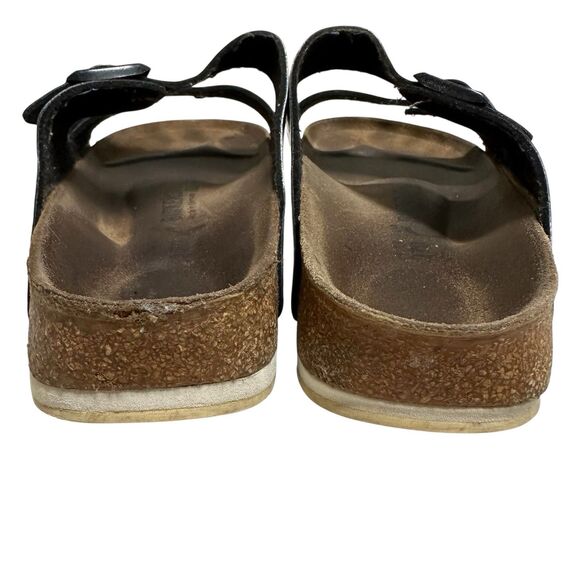 BIRKENSTOCK Arizona Sandals Black Patent Size 42 - Picture 4 of 12